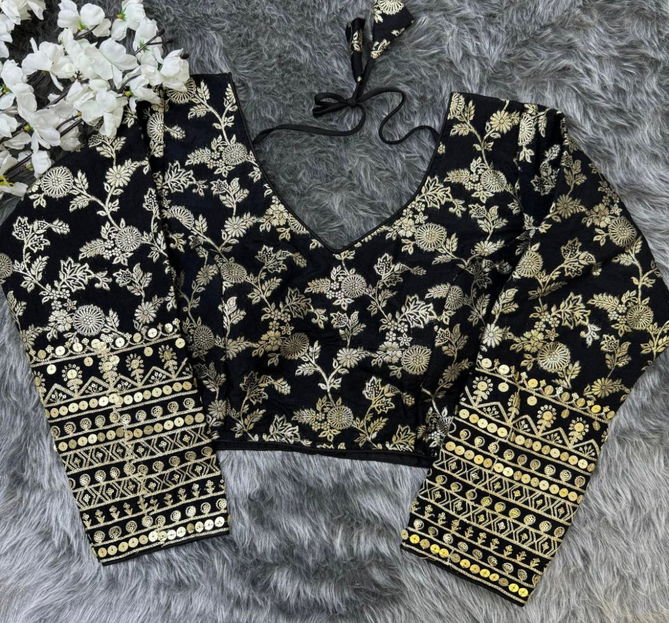 Rk Blouse Dola Silk Embroidery Wedding Wear Blouse Wholesale Online